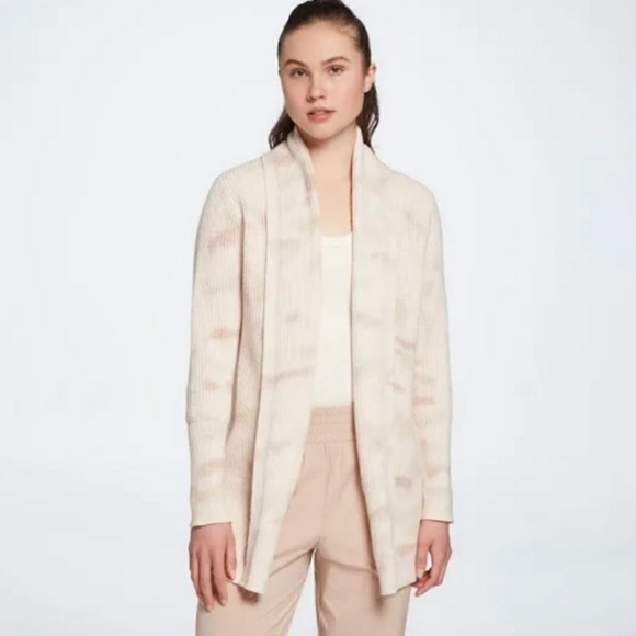 CALIA by Carrie Underwood Sweaters - CALIA By Carrie Underwood Cream Mauve, Olive & Taupe Daybreak Neutral Cardigan